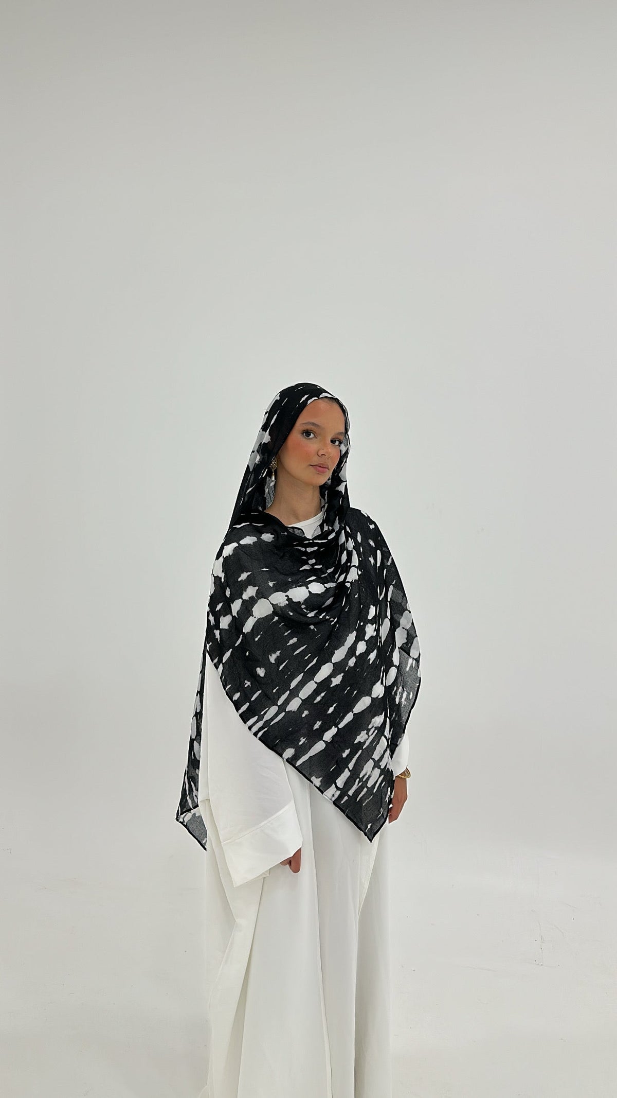 Foulard de tête inspiration melhfa – Alsamnt – vue 4