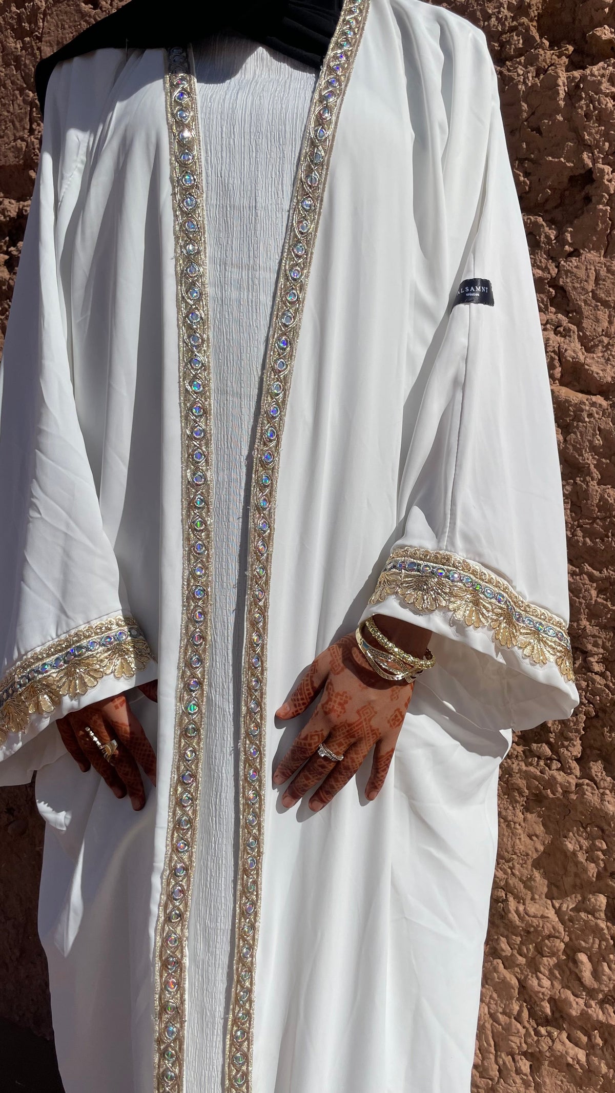 Kimono Ghalia en soie de Médine – Alsamnt – vue 3