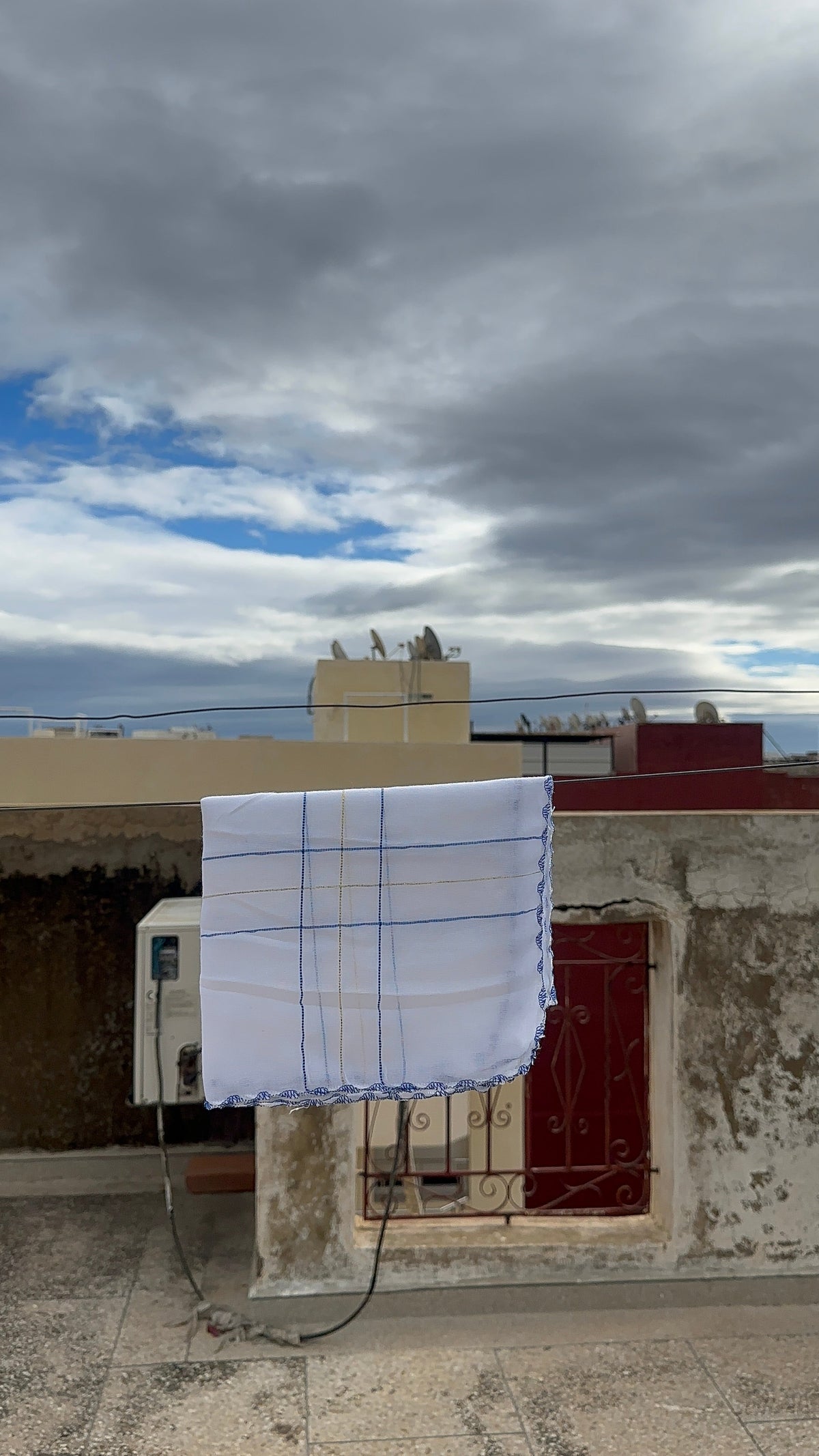 Zif Hayati bleu nuit, foulard pour cheveux – Alsamnt
