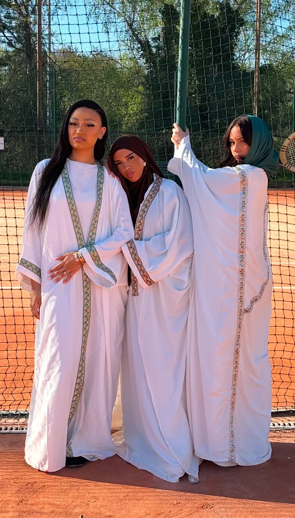 Kimono d’été Saida, collection Blanc Citron – Alsamnt – vue 5