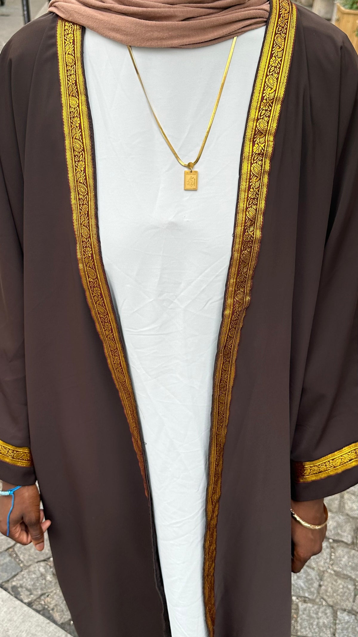 Kimono Soudan marron – Alsamnt – vue 3