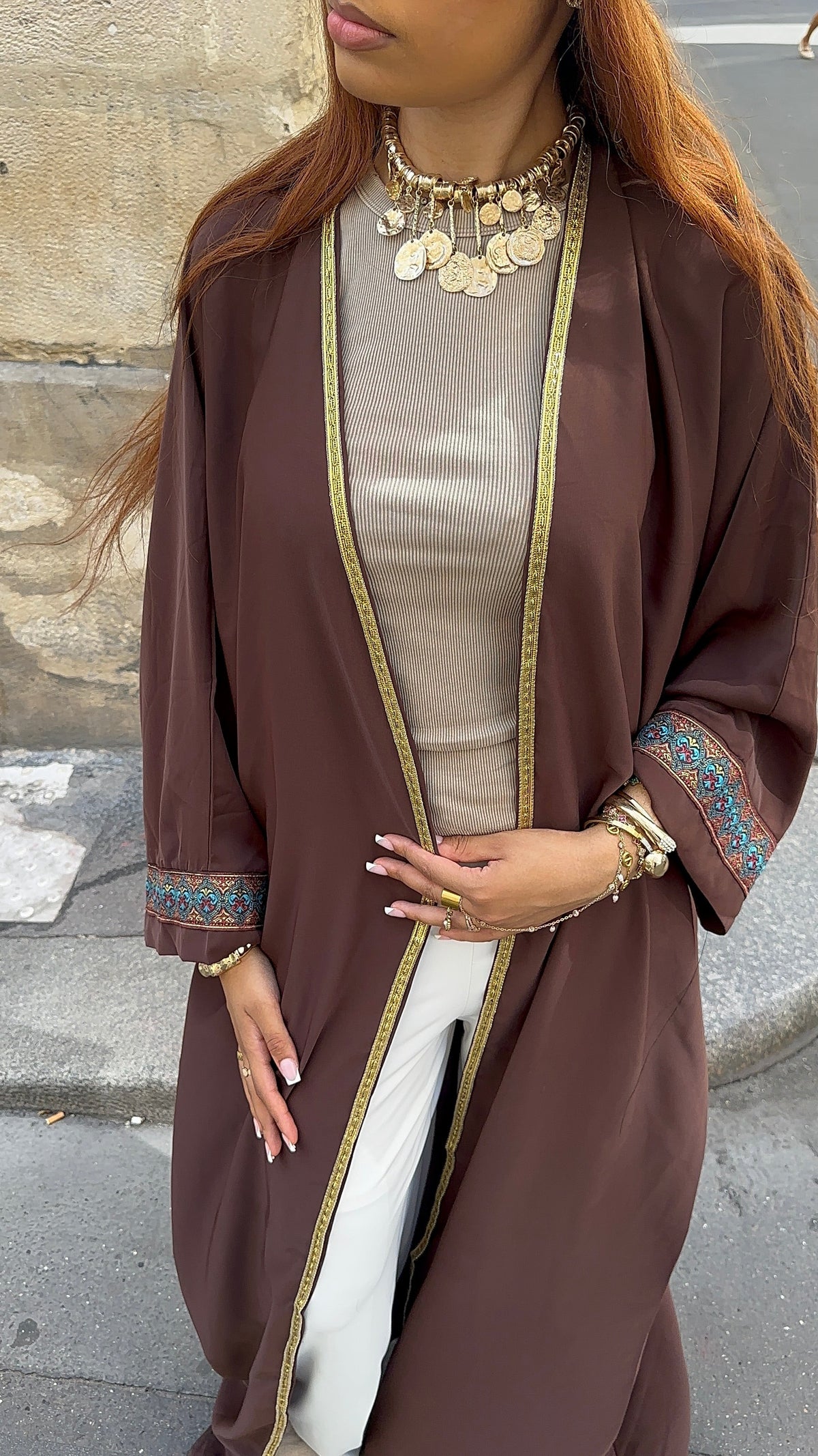 Kimono Fanta en soie de Médine – Alsamnt