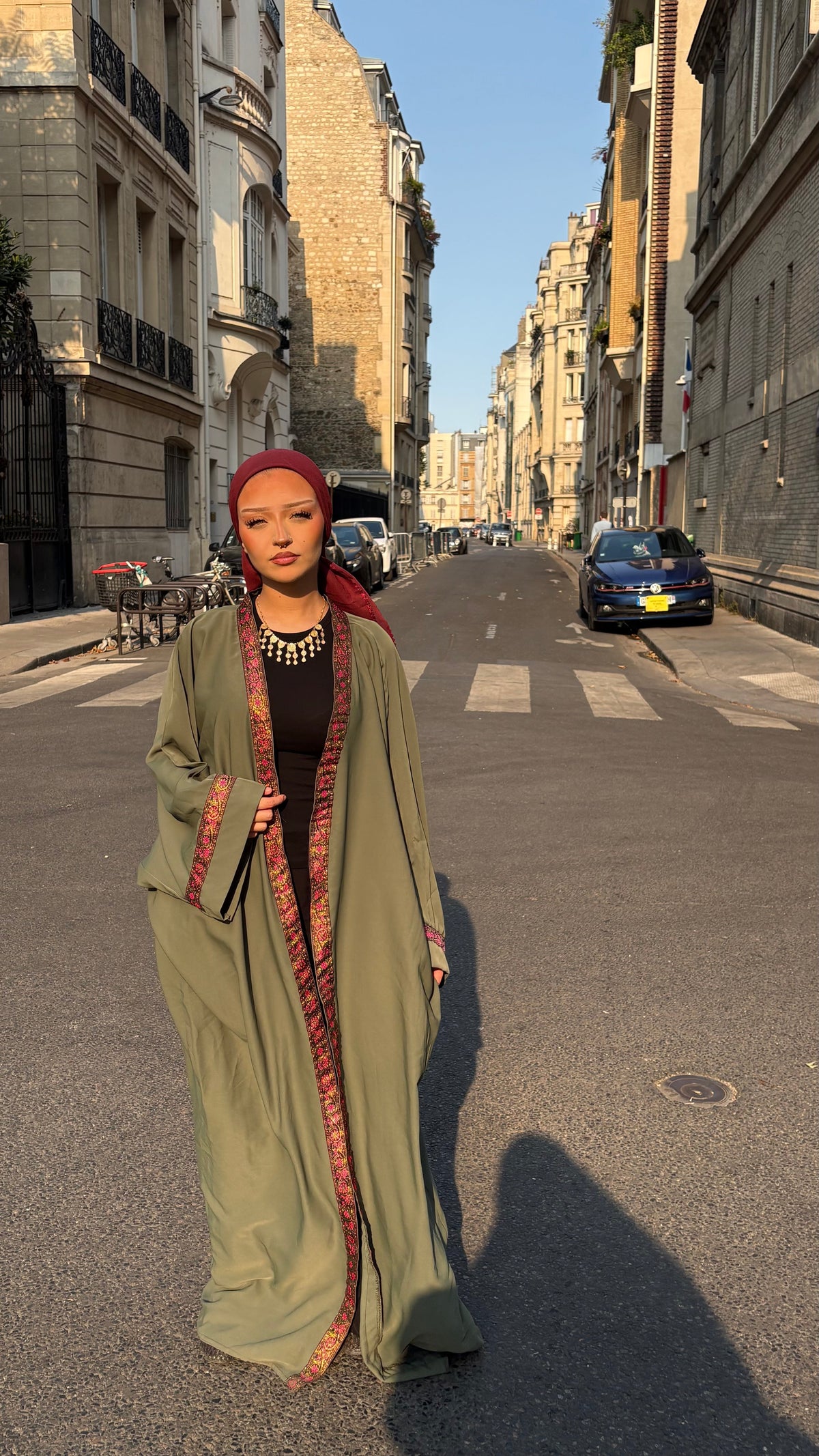 Kimono Malak en soie de Médine à sfifa – Alsamnt – vue 3
