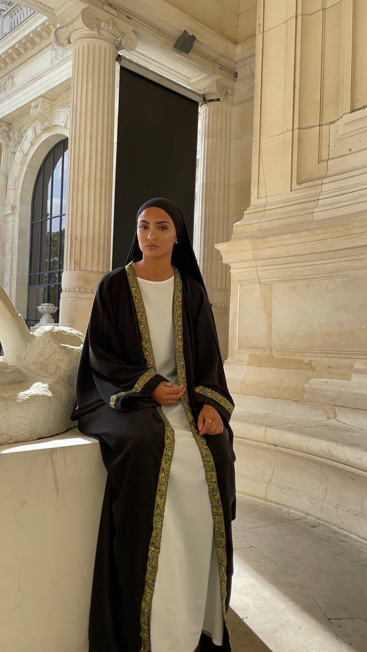 Kimono Nihed en soie de Médine à sfifa – Alsamnt