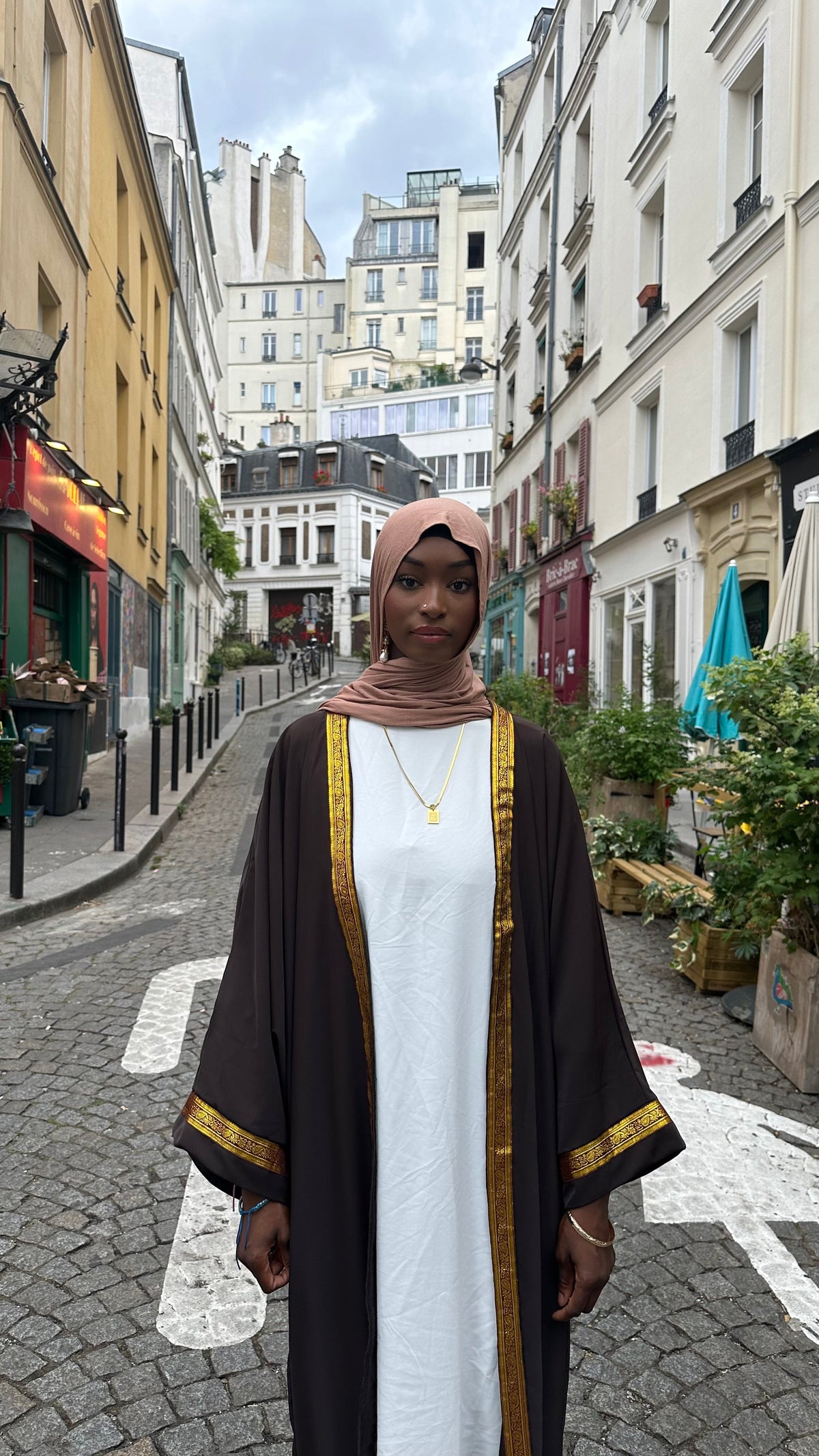 Kimono Soudan marron – Alsamnt – vue 2