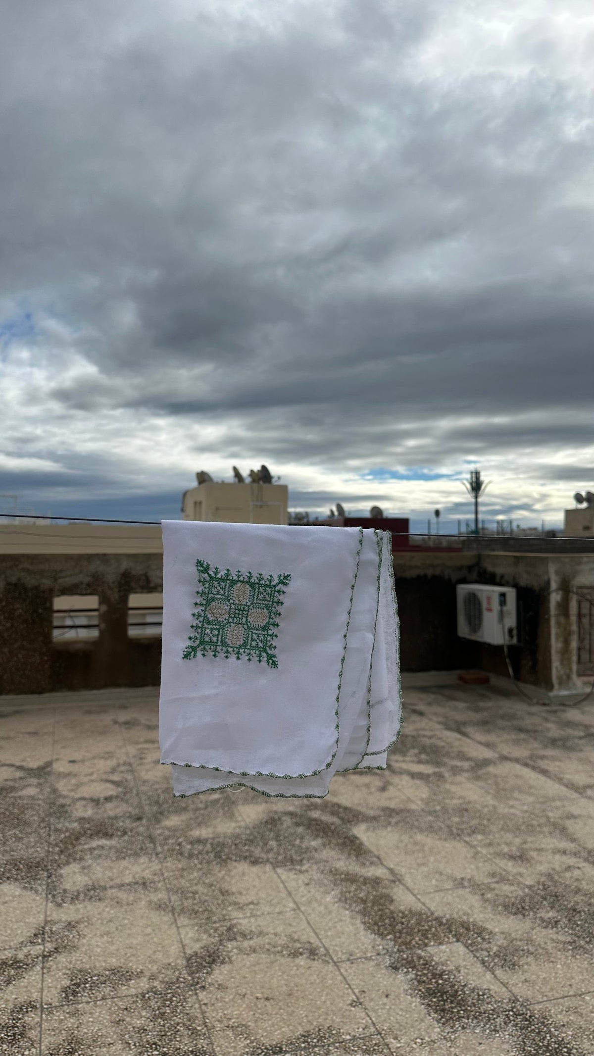 Zif Hayati vert, foulard pour cheveux – Alsamnt