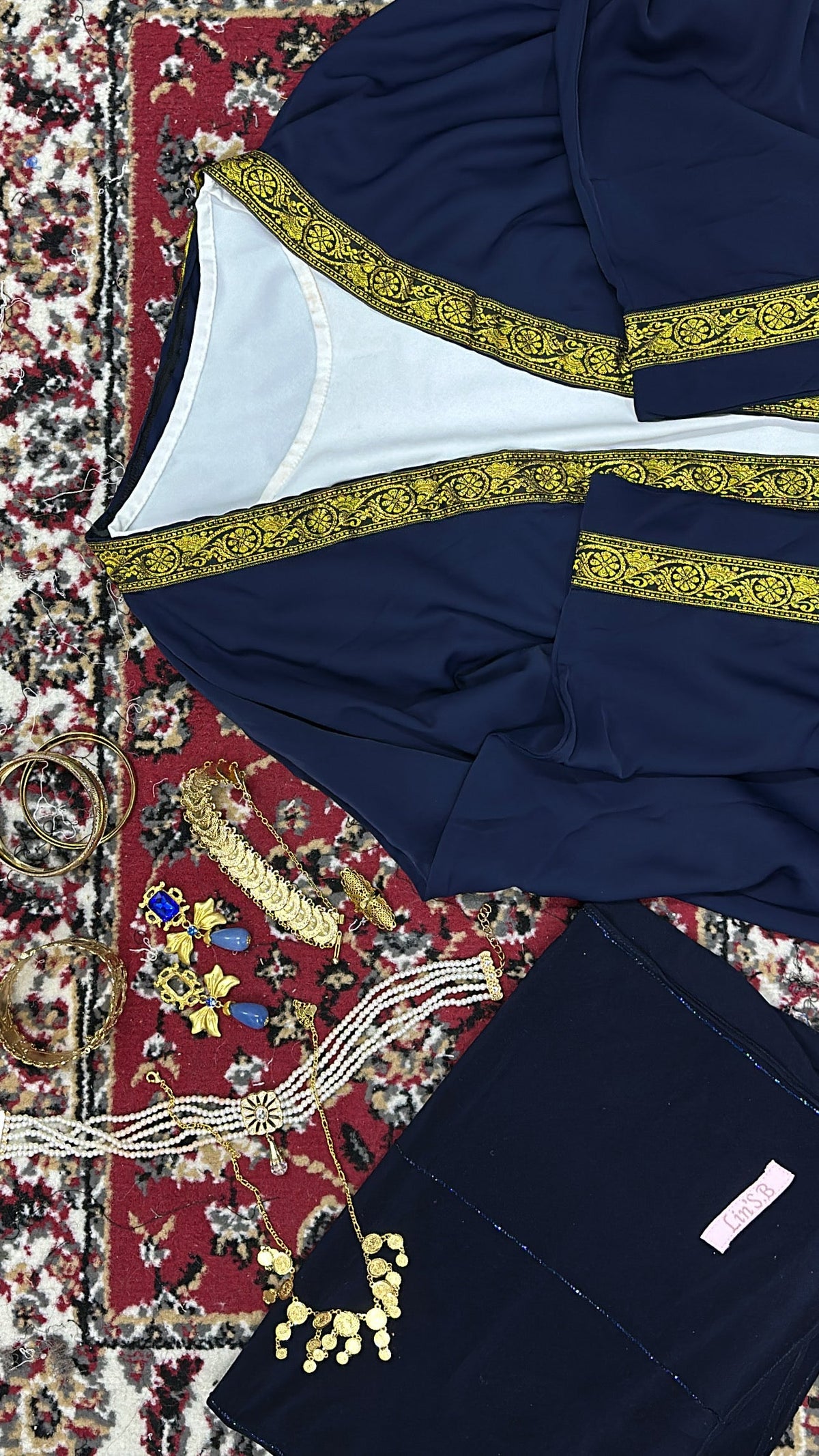Kimono Fès en soie de Médine à sfifa – Alsamnt – vue 3