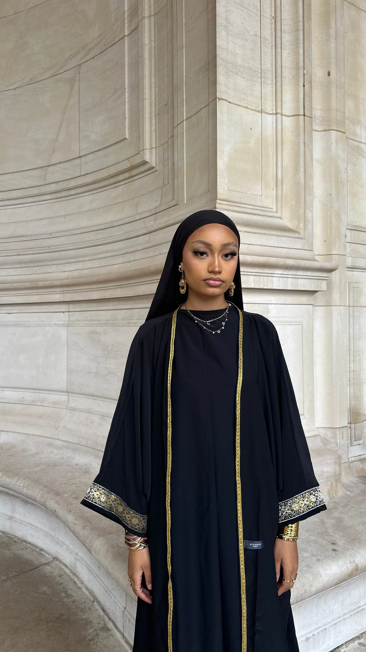 Kimono Narjiss en soie de Médine – Alsamnt – vue 2