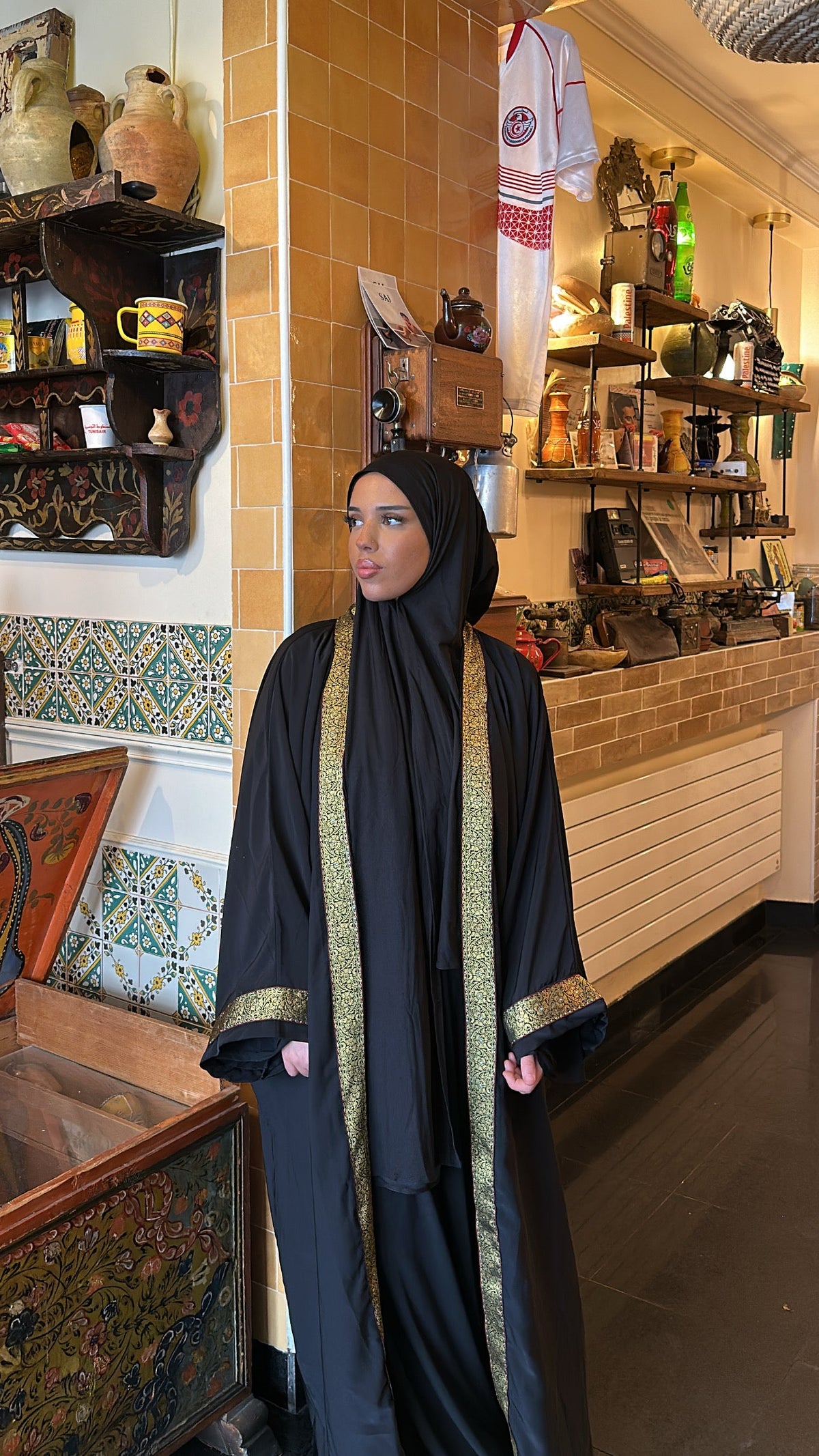 Kimono Myriam en soie de Médine – Alsamnt – vue 4