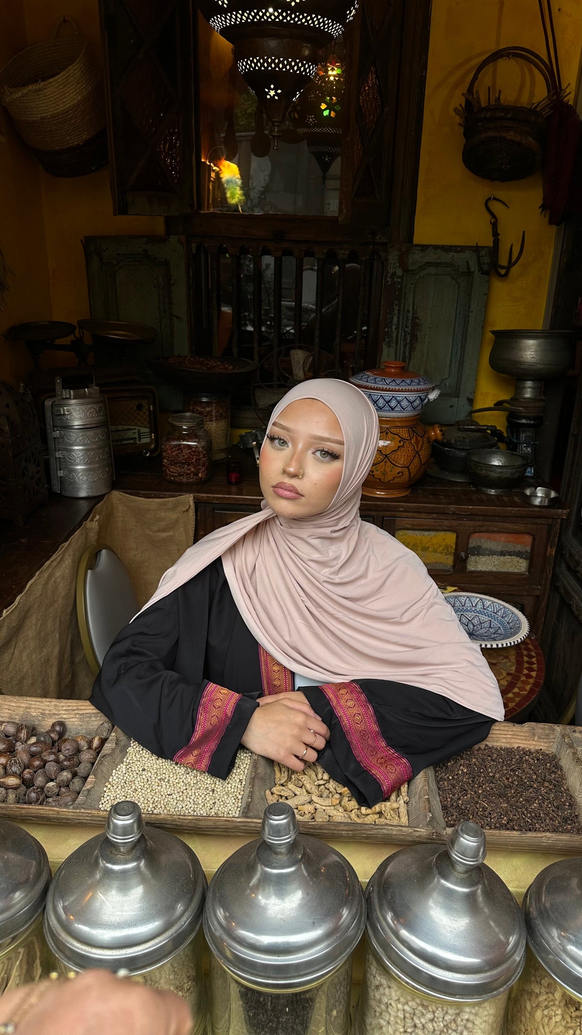 Hijab en jersey premium – Alsamnt