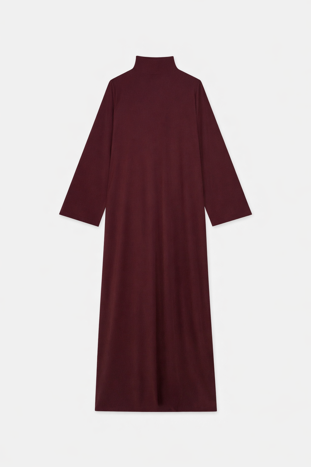 Ensemble Hayaa bordeaux, abaya et khimar en jersey – Alsamnt – vue 3