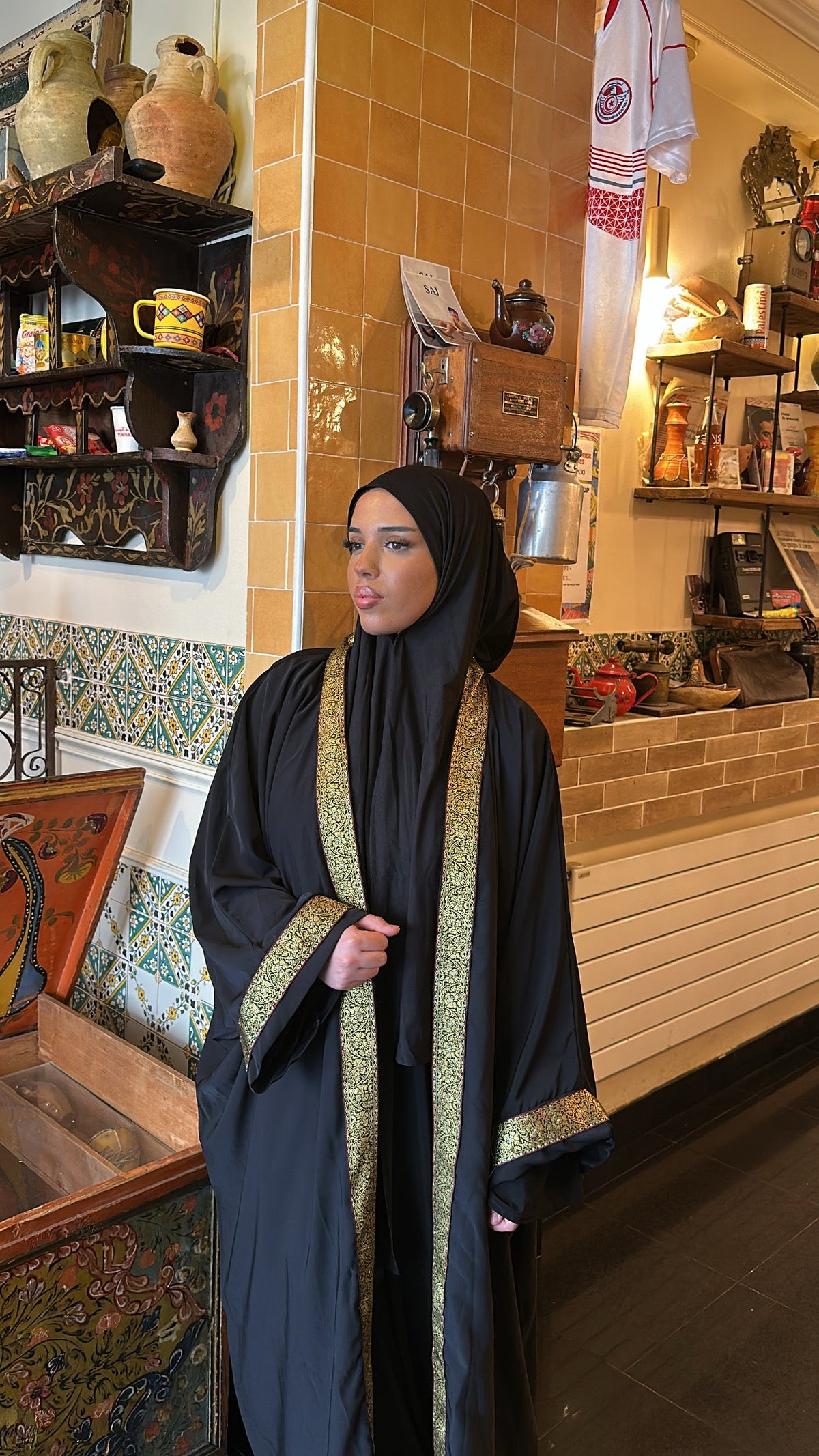 Kimono Myriam en soie de Médine – Alsamnt – vue 2