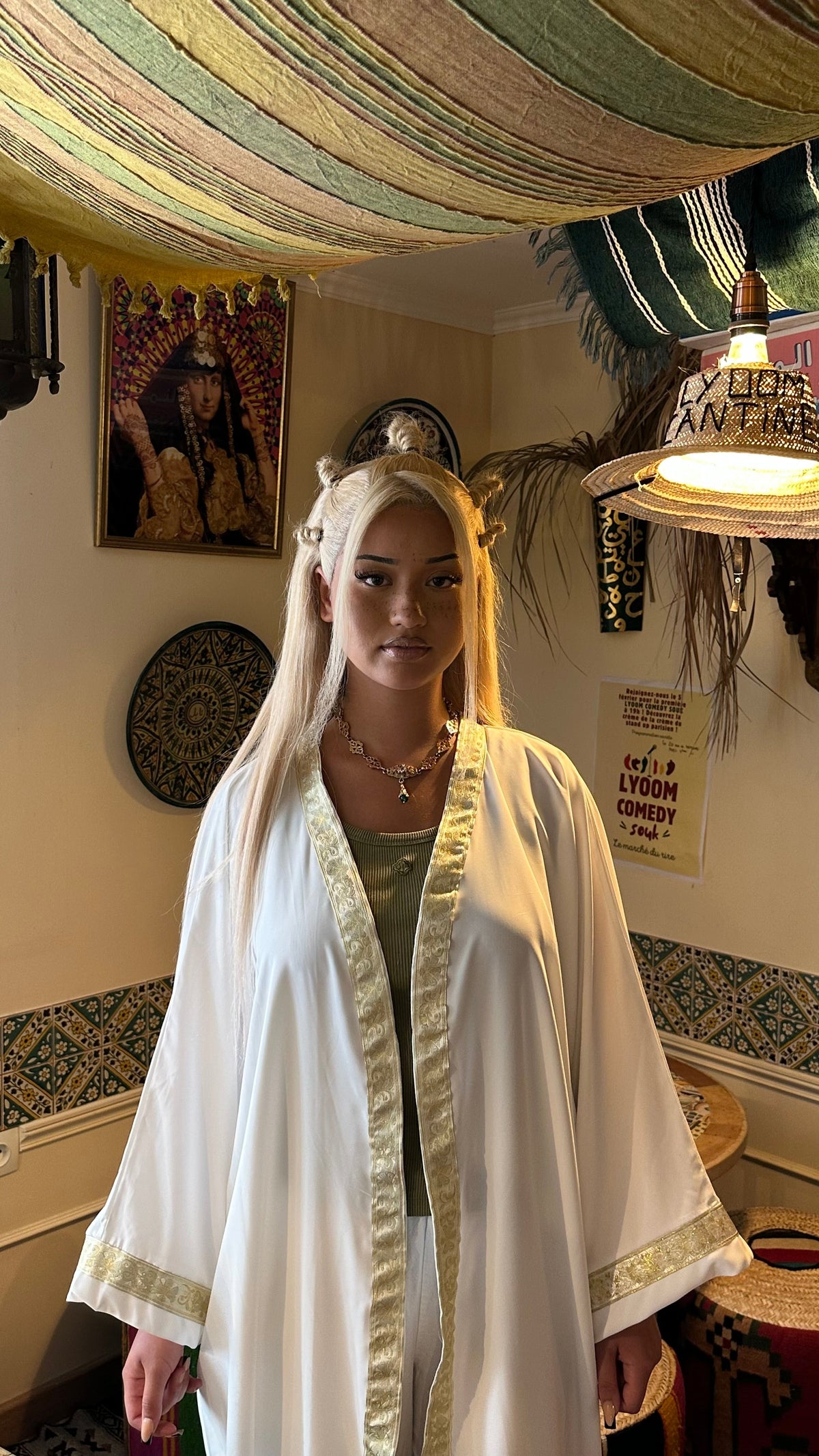 Kimono Tasmiha à sfifa fine – Alsamnt – vue 2
