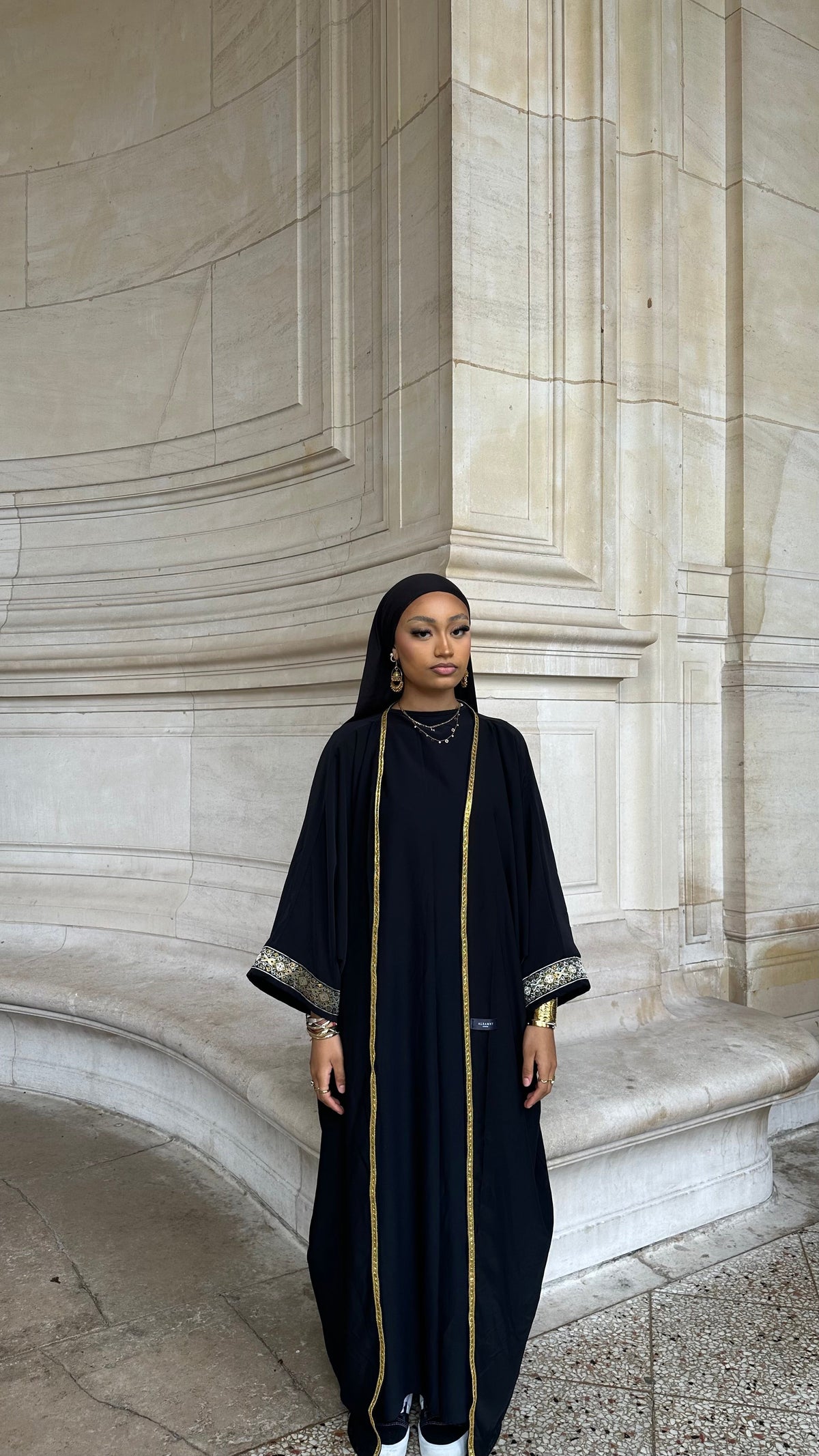Kimono Narjiss en soie de Médine – Alsamnt – vue 4
