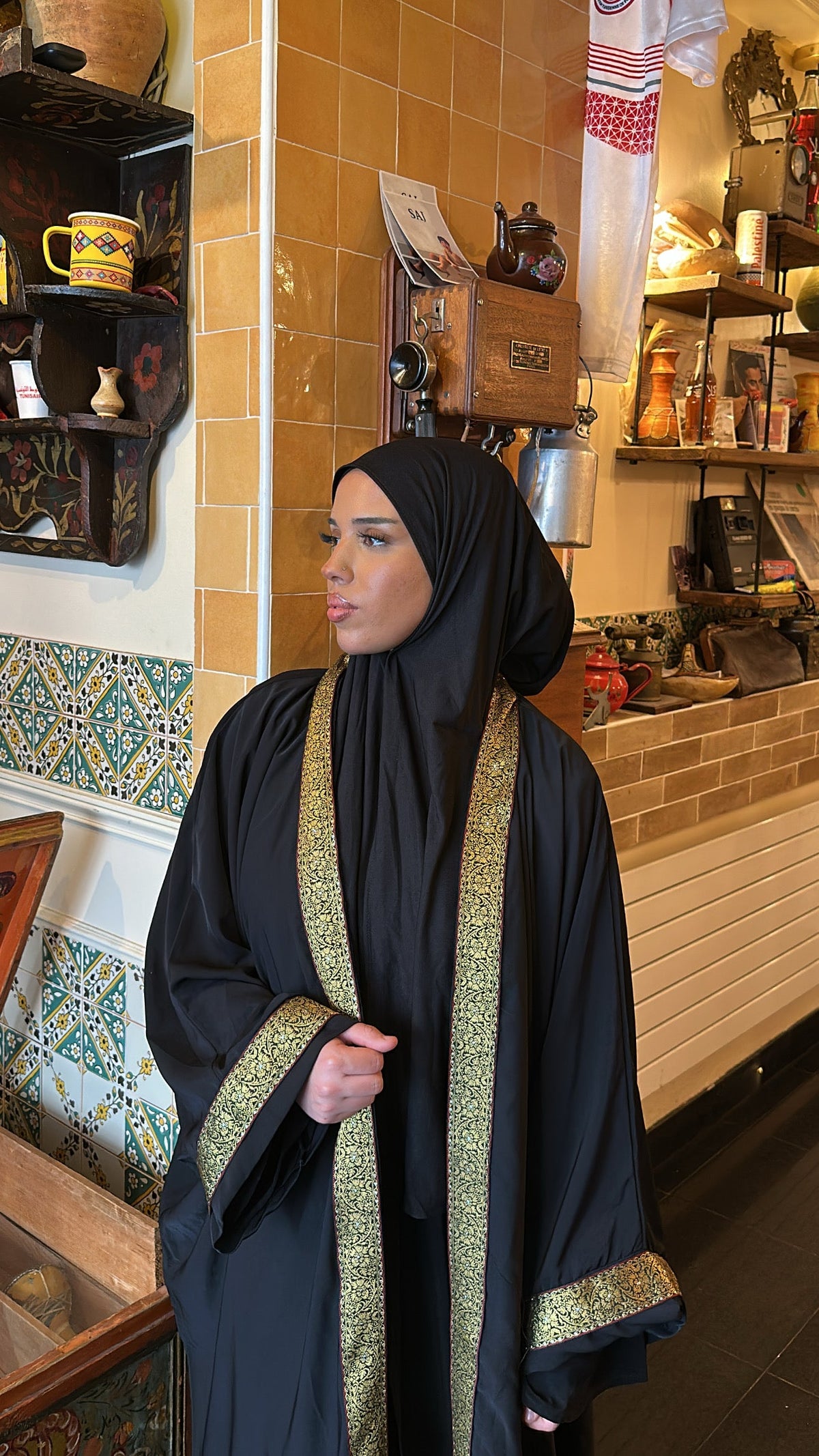 Kimono Myriam en soie de Médine – Alsamnt – vue 3