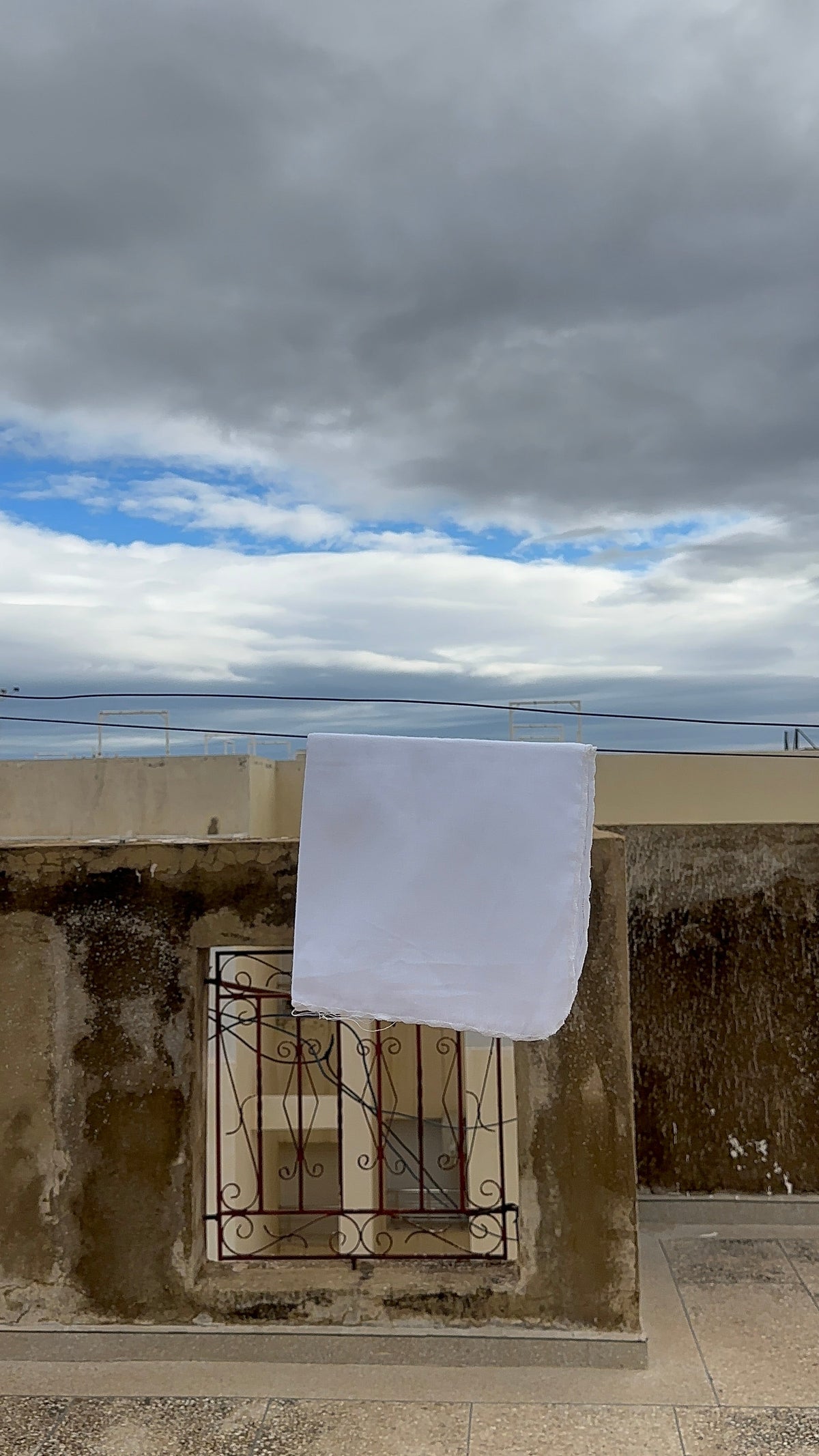 Zif Hayati blanc, foulard pour cheveux – Alsamnt