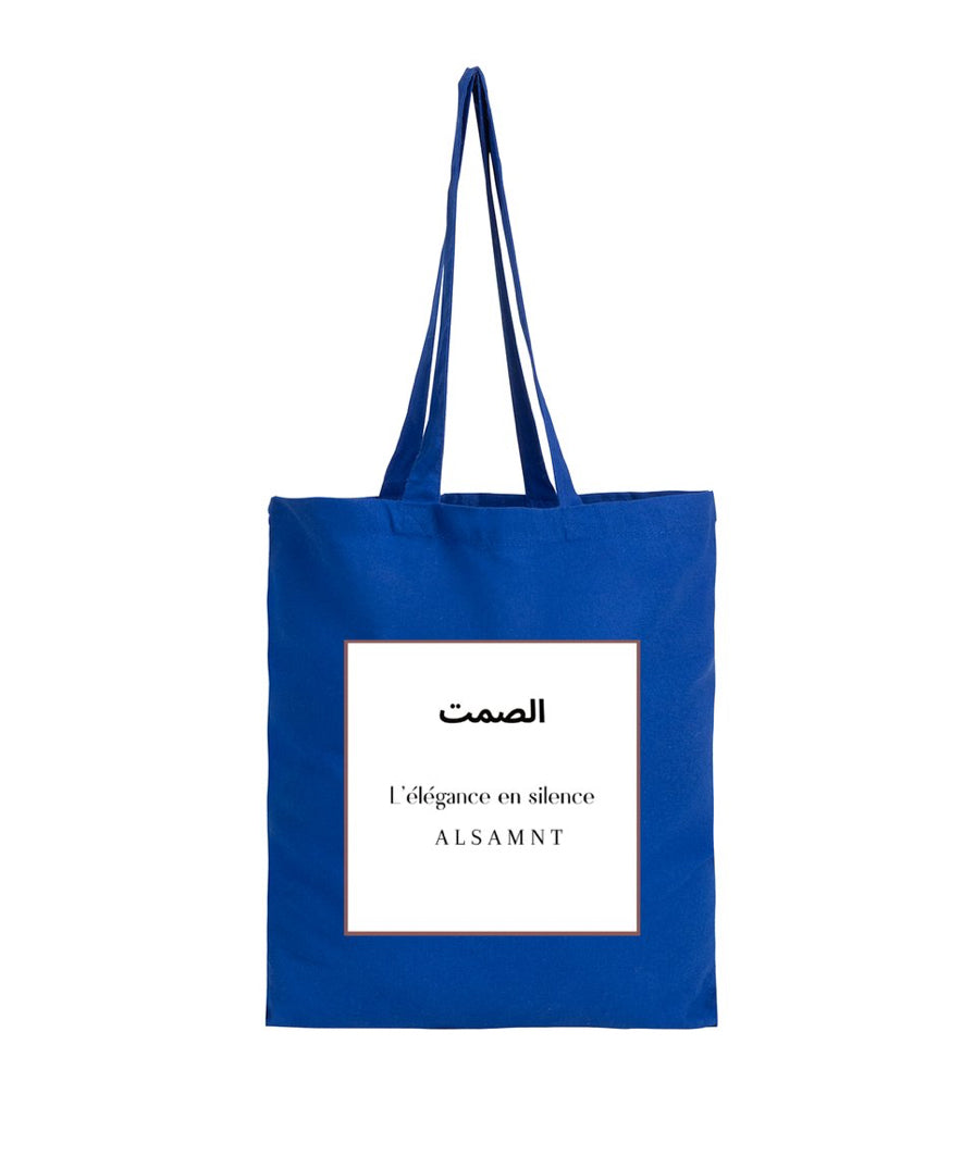 Tote Bag Bleu en coton – Alsamnt