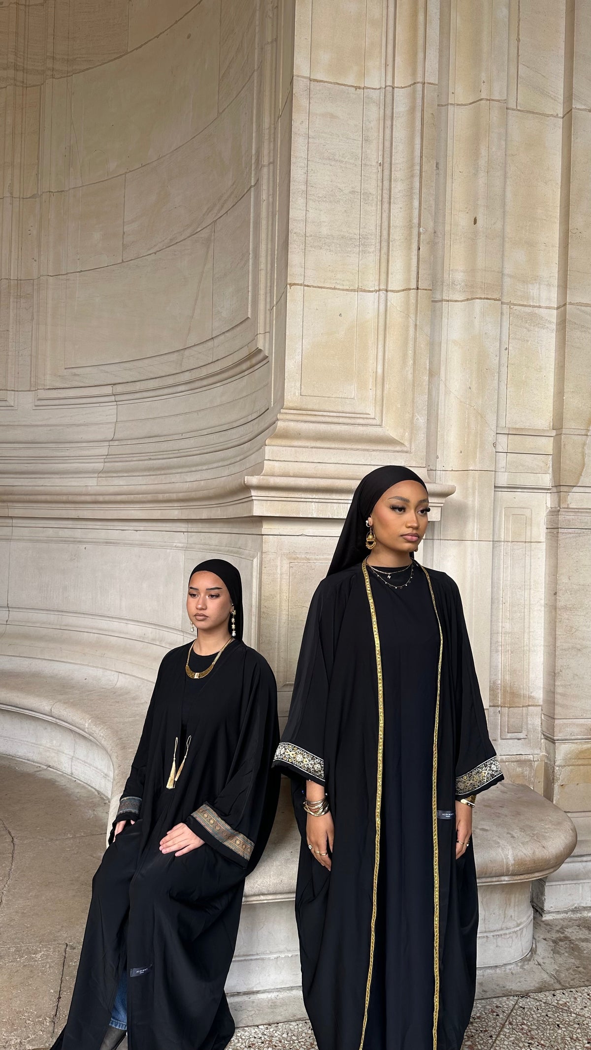 Kimono Narjiss en soie de Médine – Alsamnt – vue 3