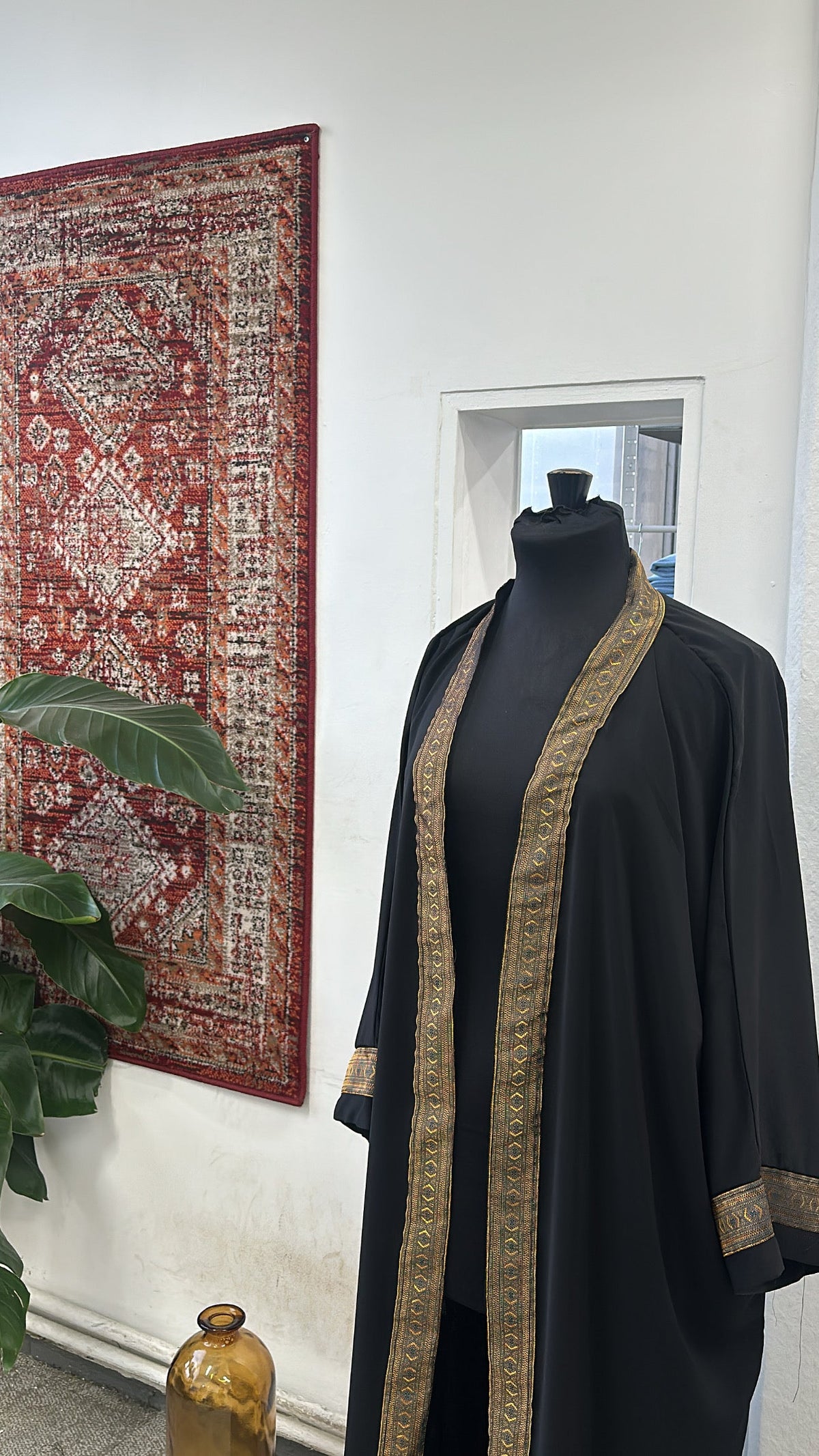 Kimono Samraa à sfifa effet bleu, fait main – Alsamnt