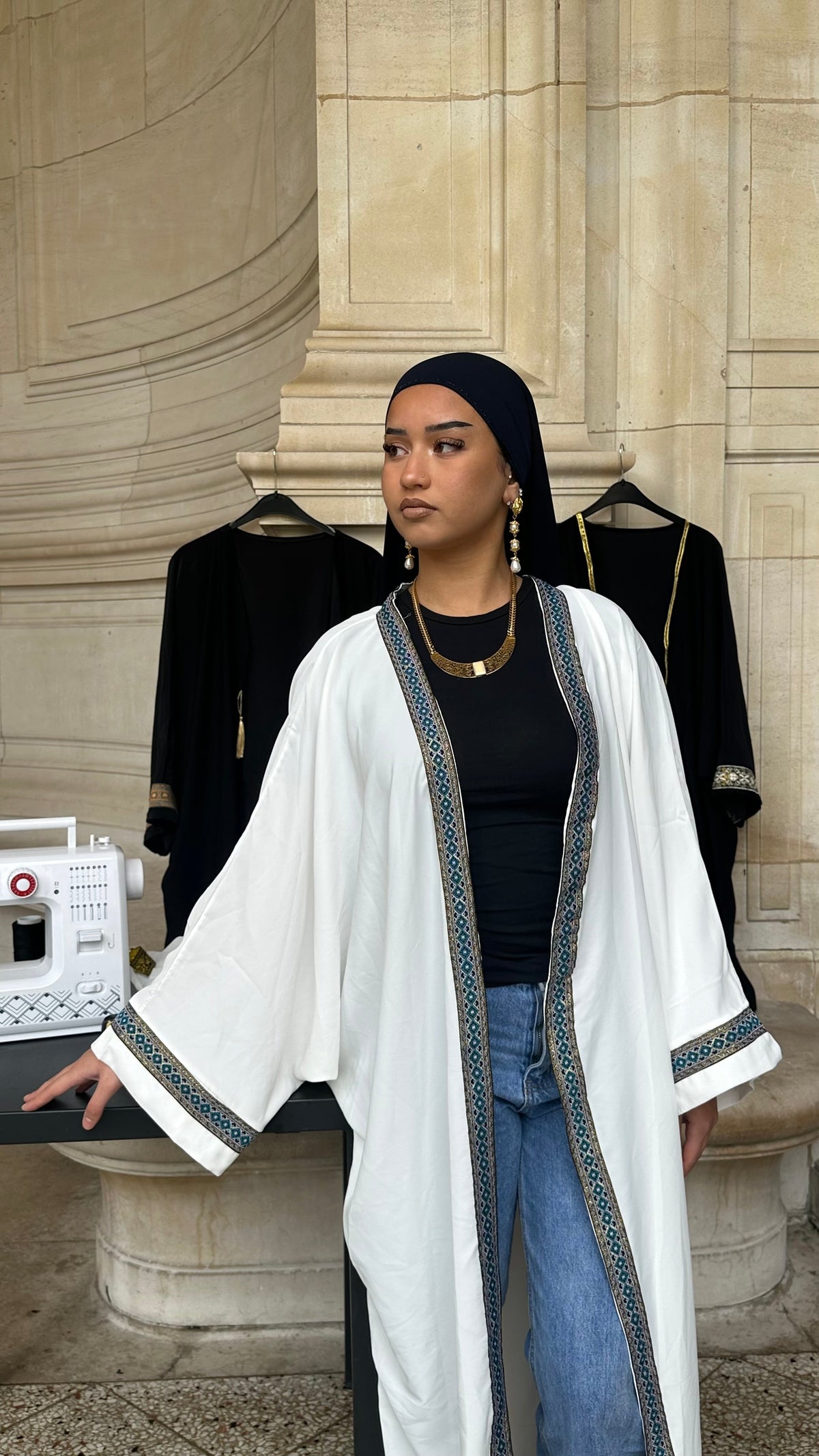 Kimono long Kam, collection Paris – Alsamnt – vue 2