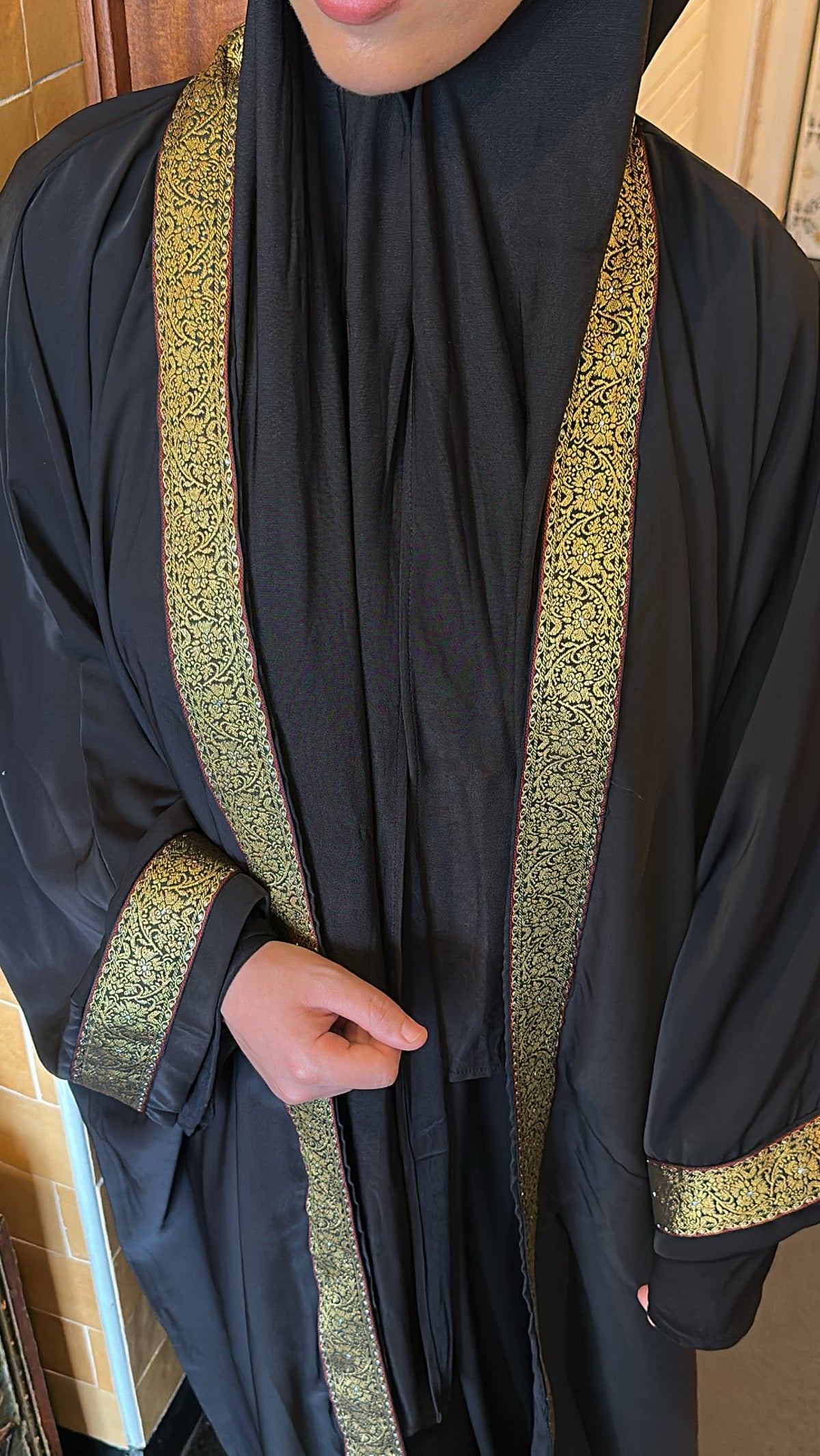 Kimono Myriam en soie de Médine – Alsamnt – vue 5
