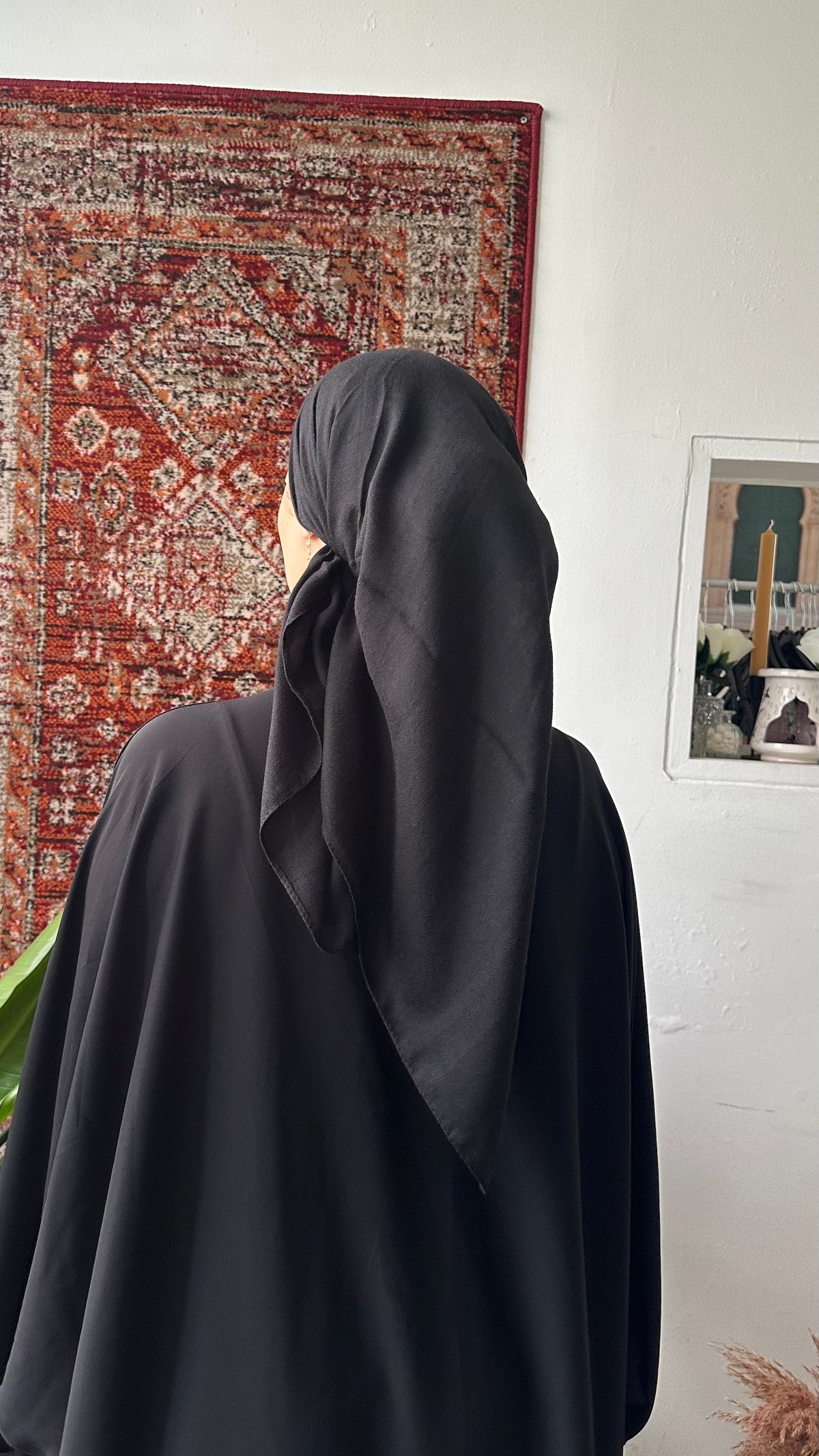 Foulard carré 90x90 effet coton – Alsamnt – vue 2