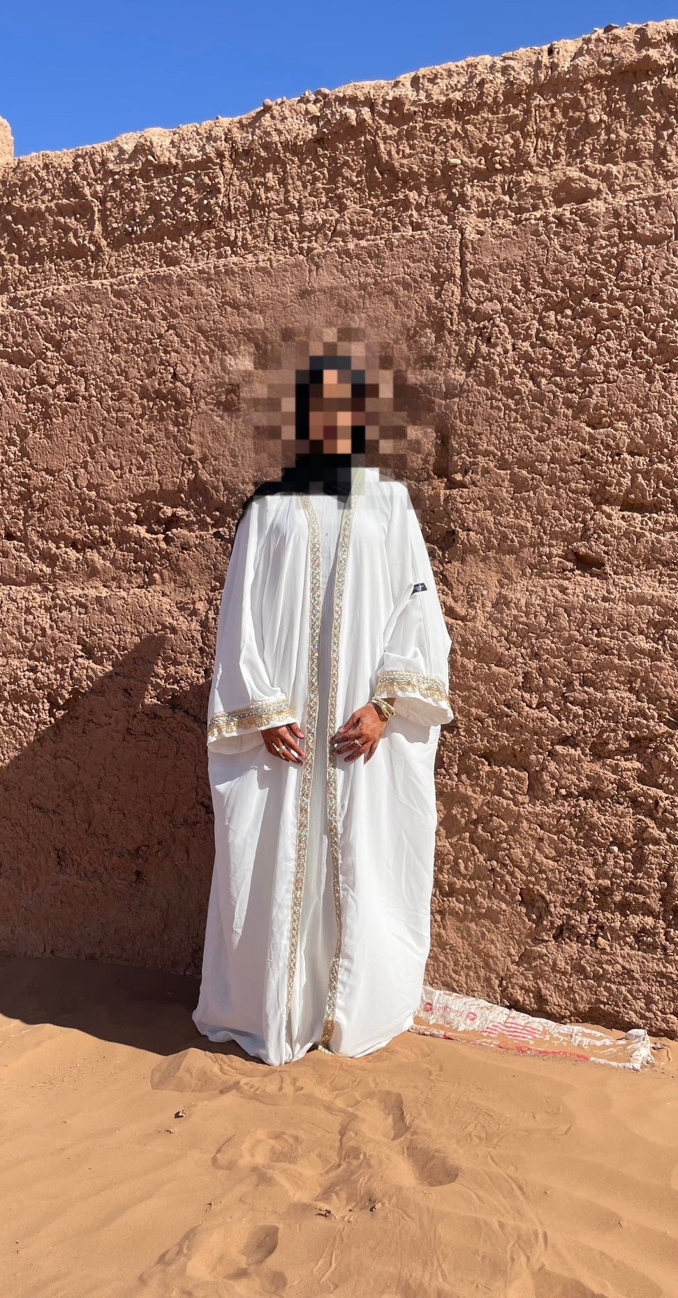 Kimono Ghalia en soie de Médine – Alsamnt – vue 5
