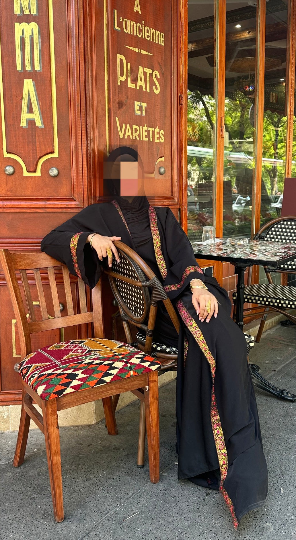 Kimono Malak en soie de Médine à sfifa – Alsamnt